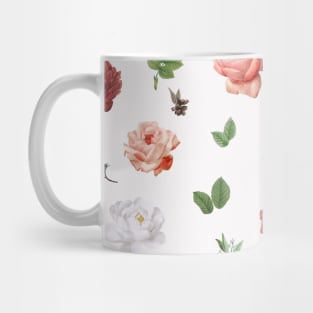 Watercolor Romantic Floral Pattern Mug